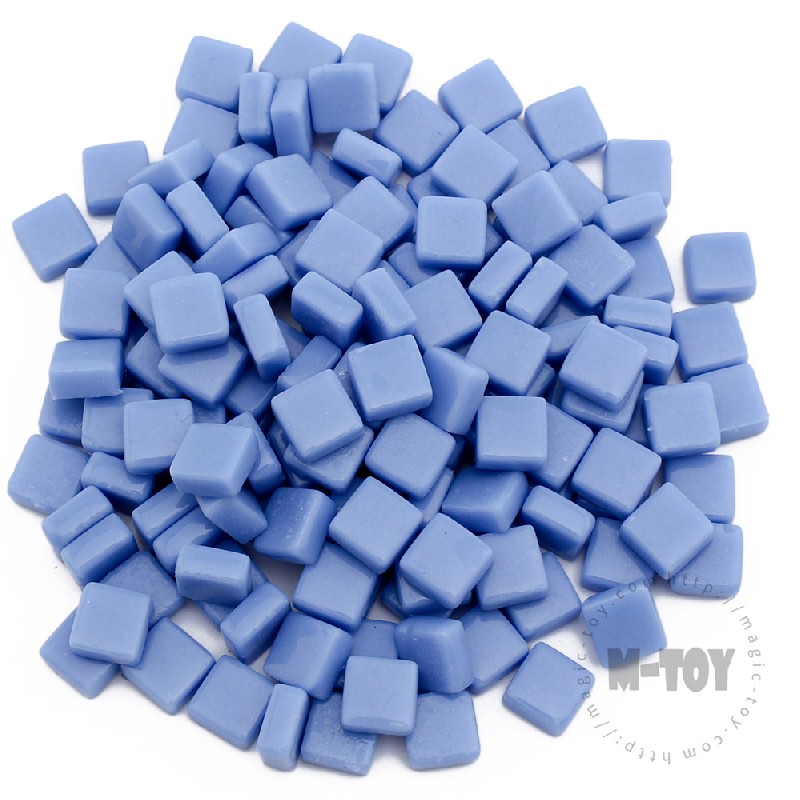 Sky Blue Square Glass Mosaic SS03