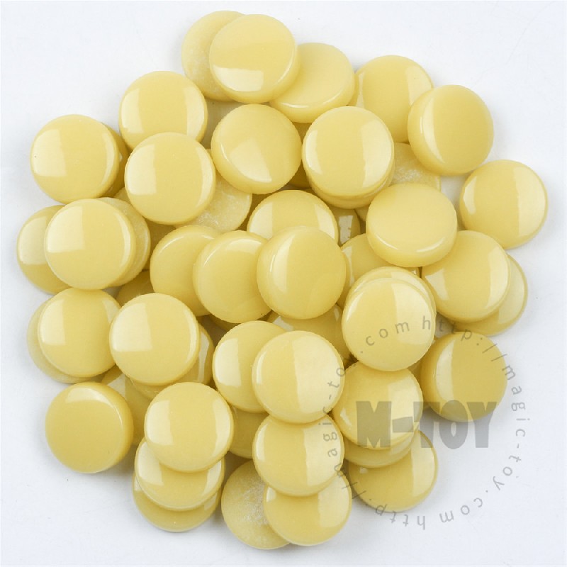 Yellow Round Glass Mosaic 20SR50