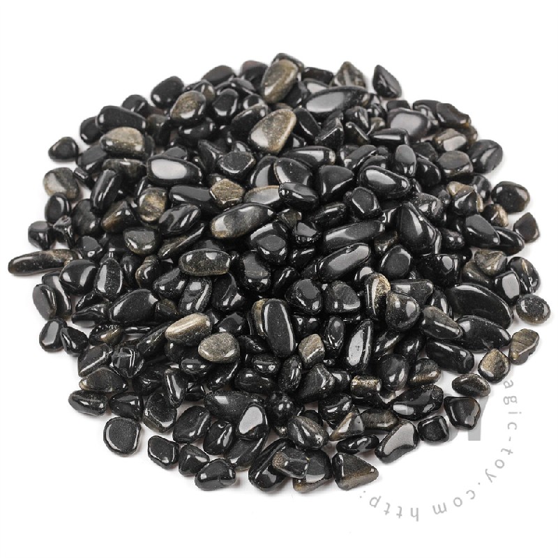 Black Obsidian Gemstone Jade801（7-9mm）