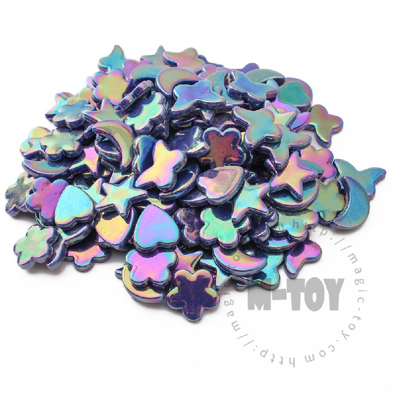 Iridescent Cobalt Blue Charms Glass Mosaic MU-SSL05