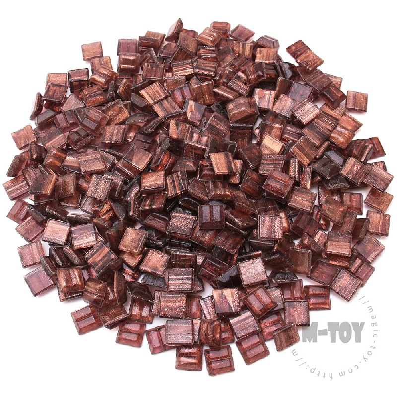 Metallic Square Golden Line Hot-melting Glass Mosaic 10GSG503