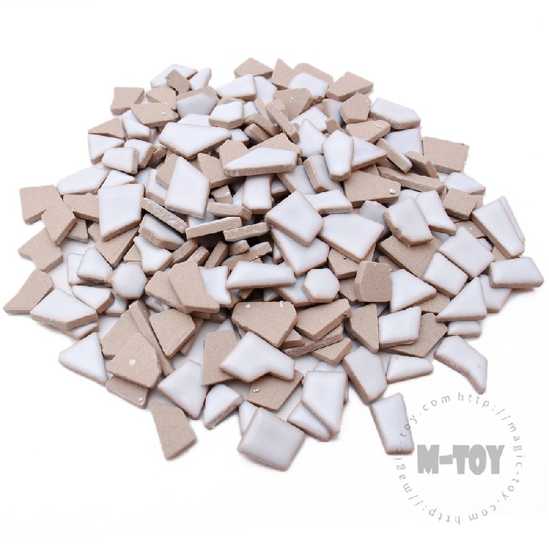 White Irregular Ceramic Mosaic IR-H3