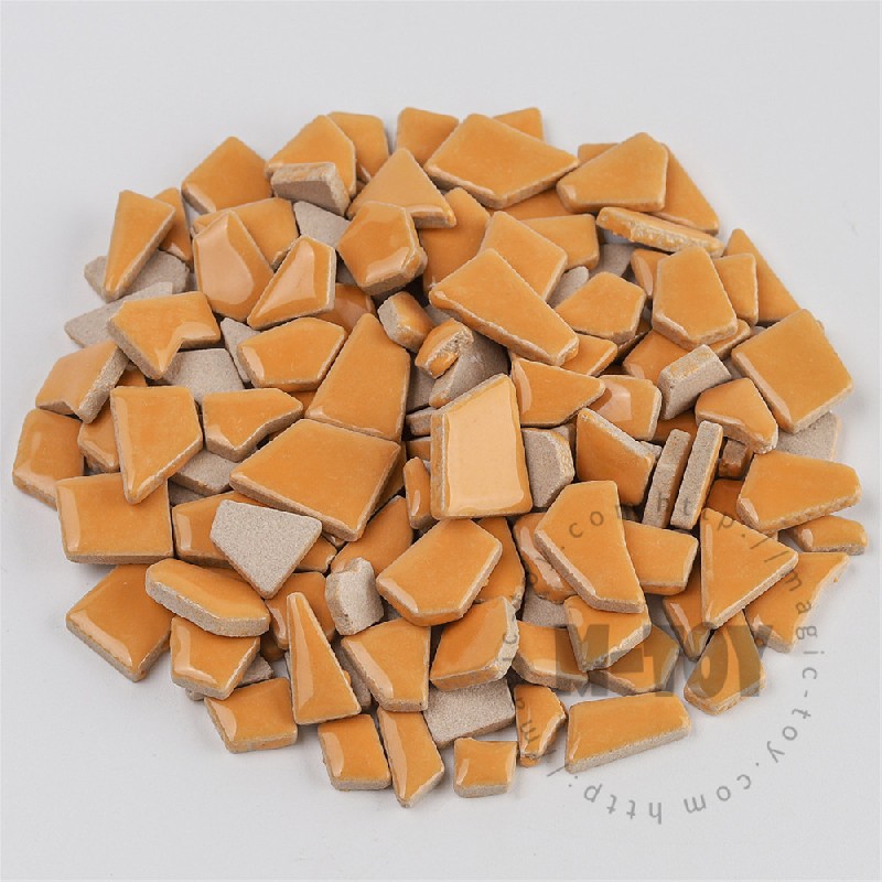 Orange Irregular Ceramic Mosaic IR-H101