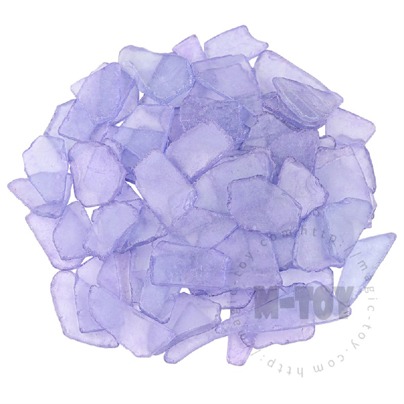 Purple Color Irregular Sea Glass CD-HR501-M