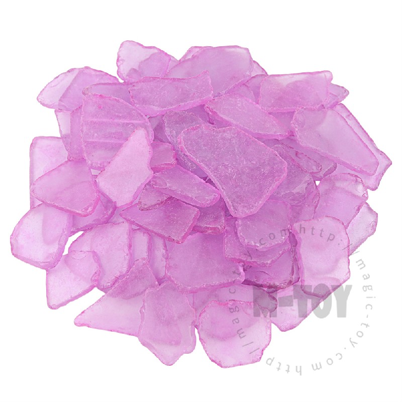 Pink Color Irregular Sea Glass CD-HR401-M