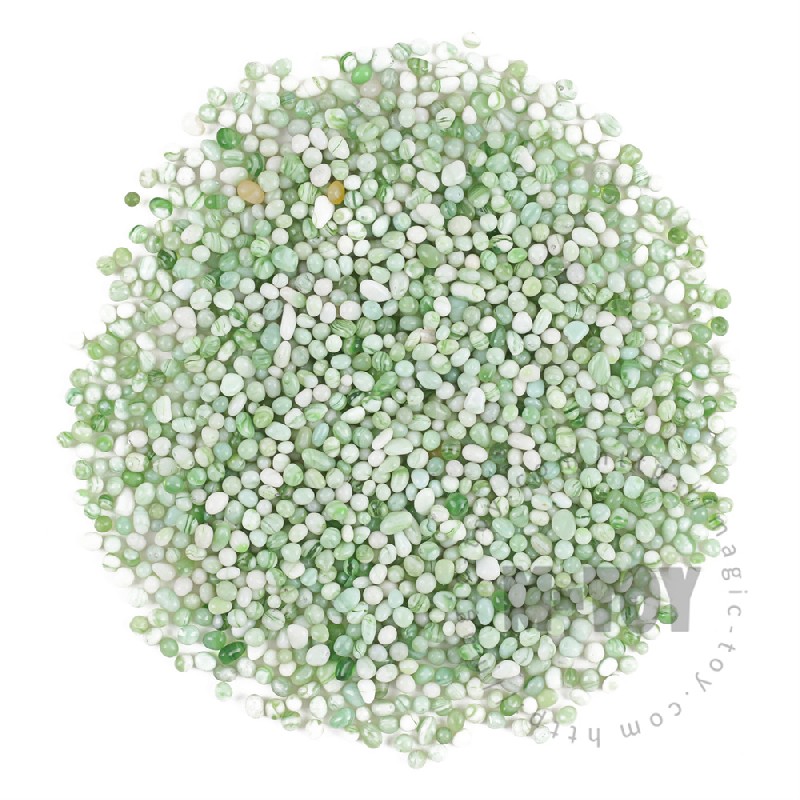 Green Porcelain Glass Beads 0103CD-PO601