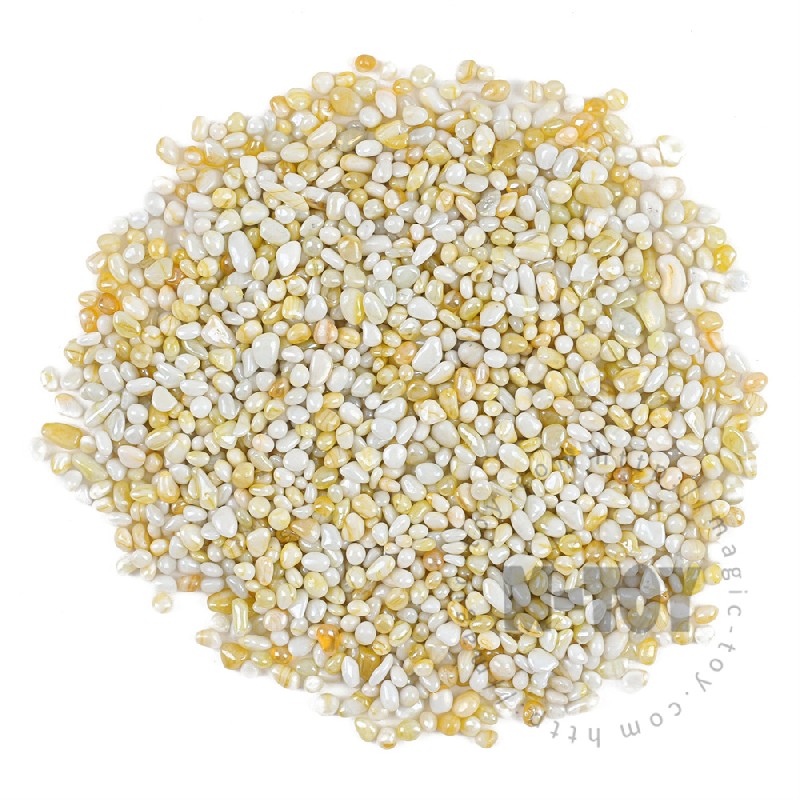 Yellow Porcelain Glass Beads 0103CD-PO902-L