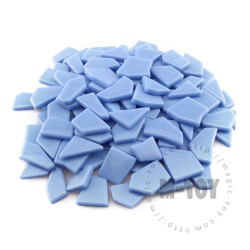 Blue Irregular Shape Glass Mosaic IR-SS03