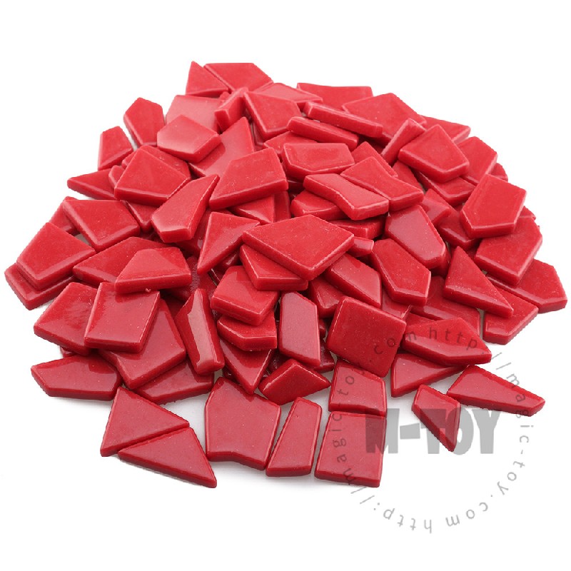 Red Irregular Shape Glass Mosaic IR-SS16