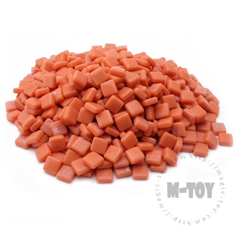 Orange Mini Square Glass Mosaic 10SS13