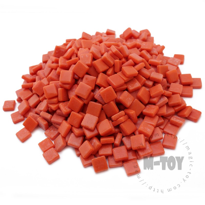 Orange Mini Square Glass Mosaic 10SS17