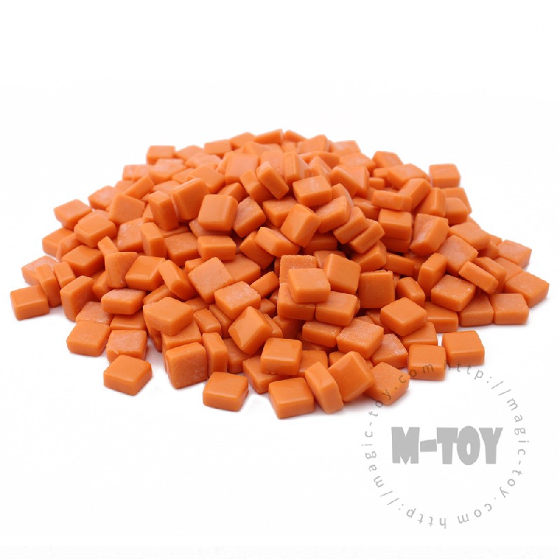 Orange Mini Square Glass Mosaic 10SS18