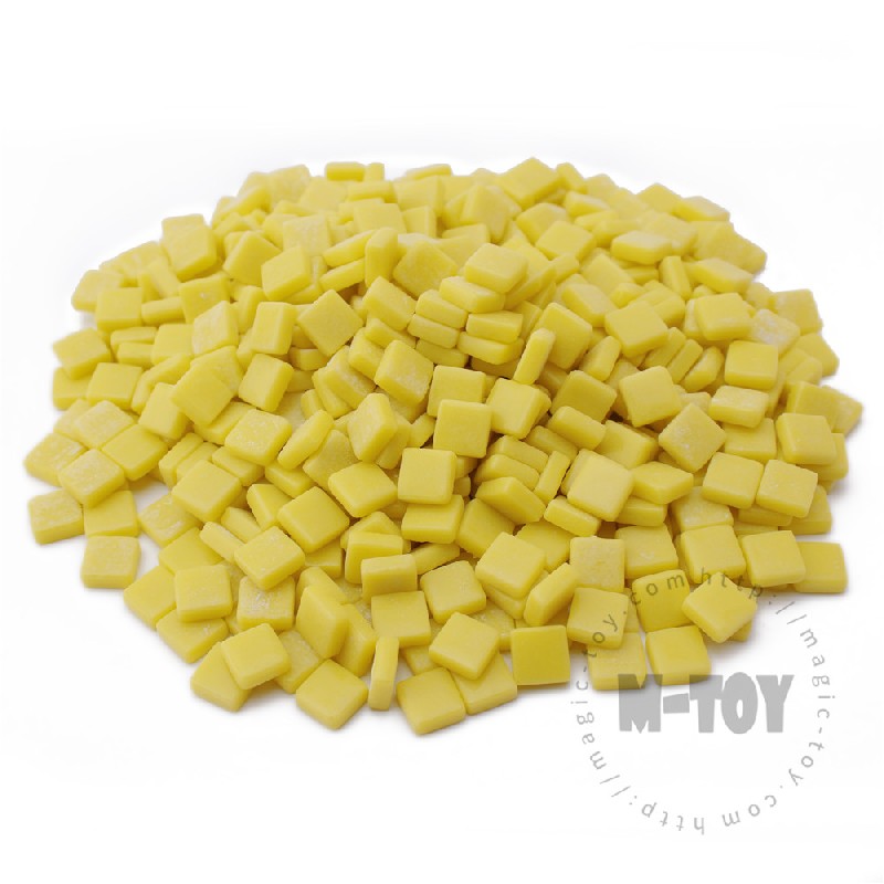 Yellow Mini Square Glass Mosaic 10SS50