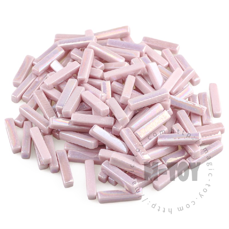 Iridescent Pink Stick Glass Mosaic 525SBI68