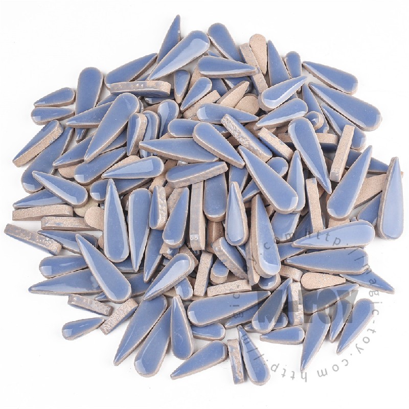 Blue Teardrop Shape Ceramic Mosaic CSDG710-5