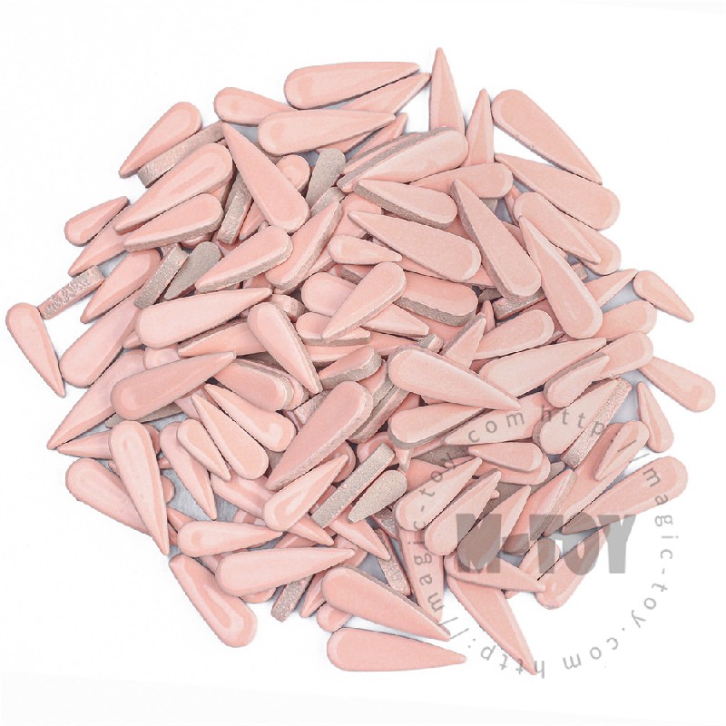 Pink Teardrop Shape Ceramic Mosaic CSDG402-5