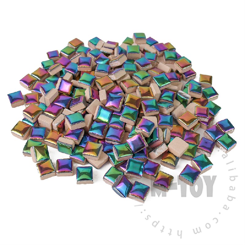 Metallic Square Ceramic Mosaic 9.5H03