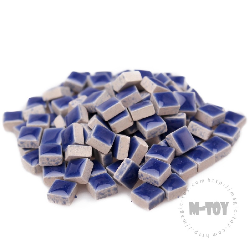 Dark Blue Square Ceramic Mosaic 9.5H191