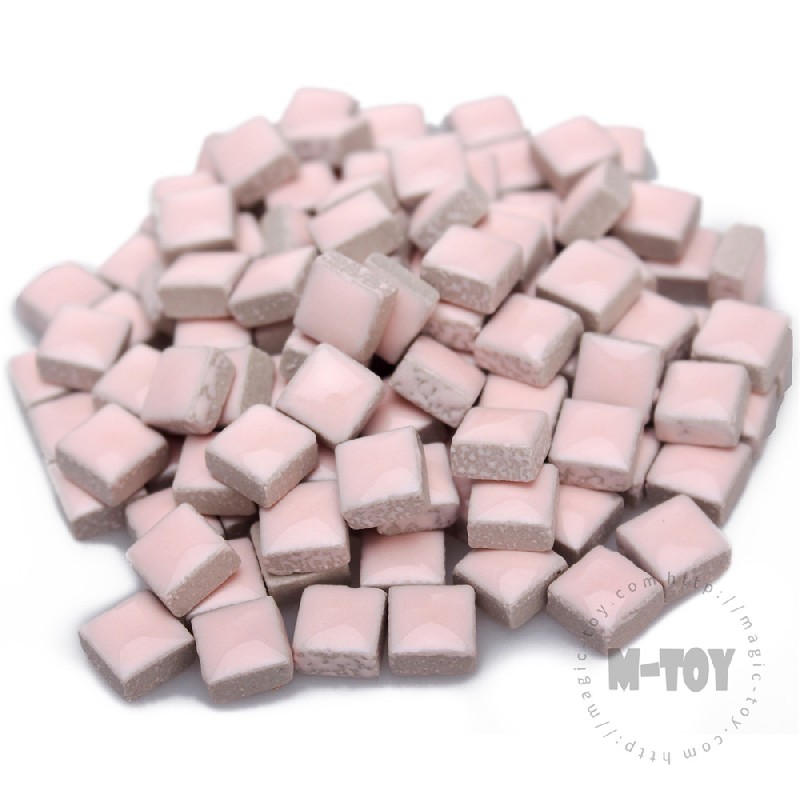 Pink Square Ceramic Mosaic 9.5H6004