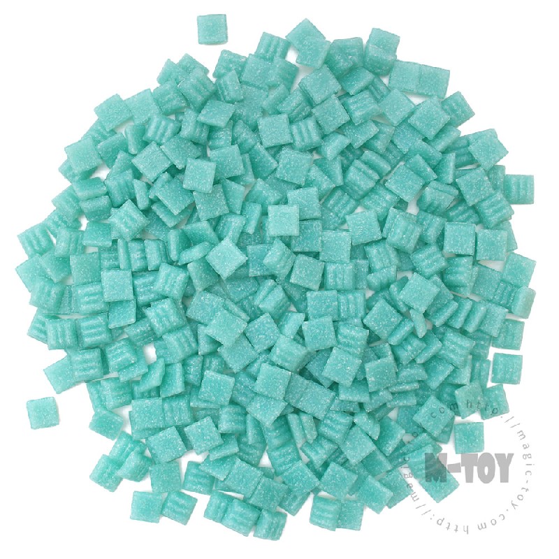 Green Square Vitreous Hot-melting Glass Mosaic 10ASM607