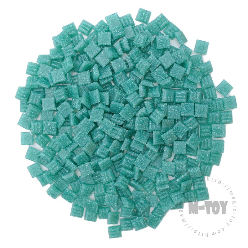 Green Square Vitreous Hot-melting Glass Mosaic 10ASM608