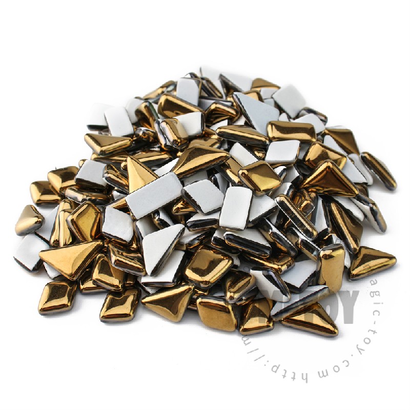 Gold Irregular Crystal Glass Mosaic IR-CC01