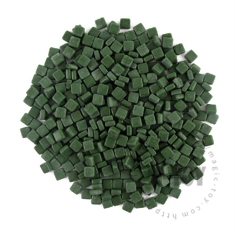 Dark Green Mini Square Glass Mosaic 8SS44