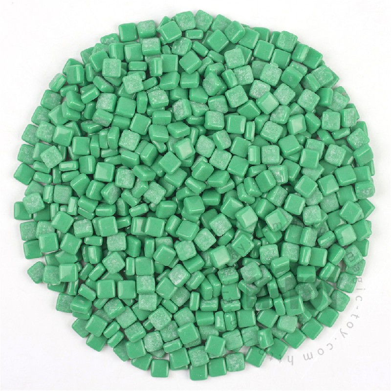 Green Mini Square Glass Mosaic 8SS46