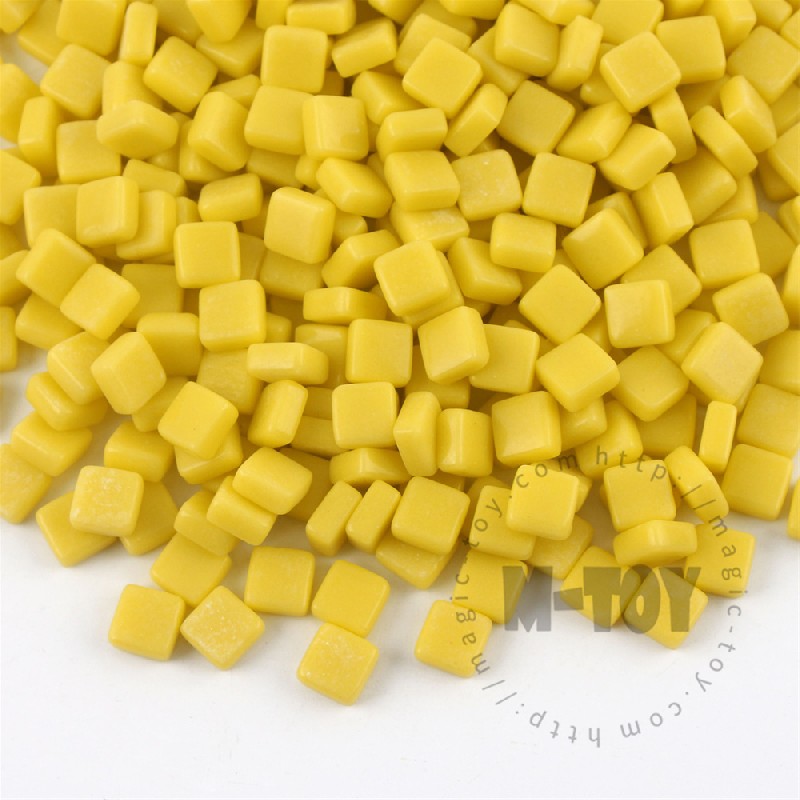 Yellow Mini Square Glass Mosaic 8SS50