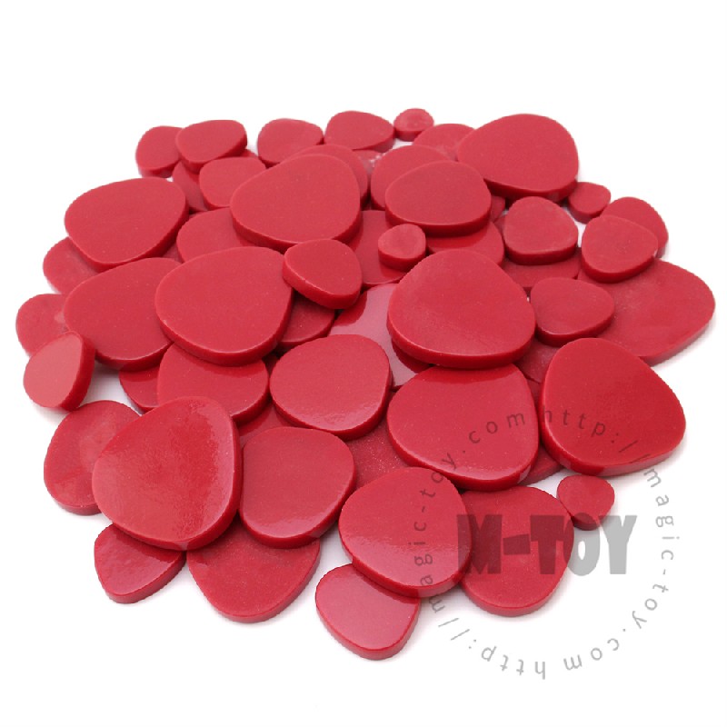 Red Pebbles Glass Mosaic PESS16