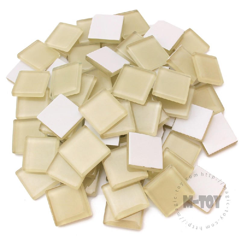 Beige Square Crystal Glass Mosaic 20-CC301