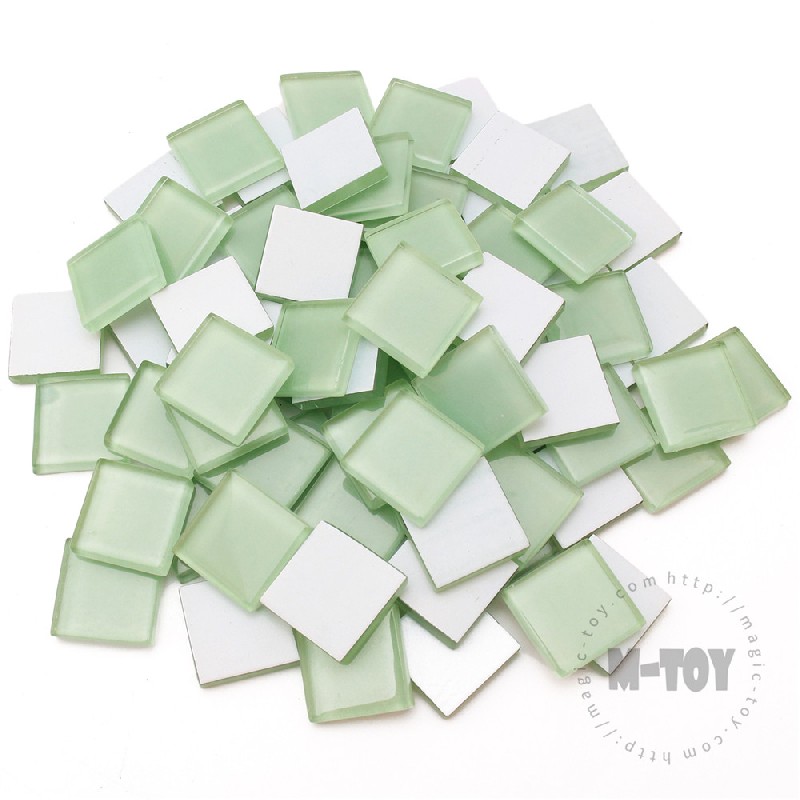 Green Square Crystal Glass Mosaic 20-CC601