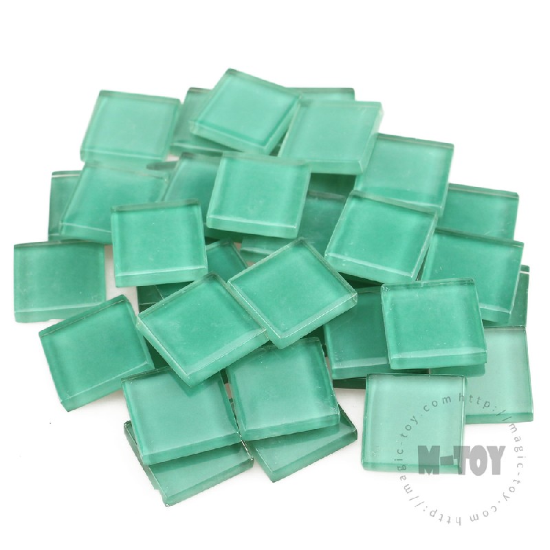 Turquoise Square Crystal Glass Mosaic 20-CC613