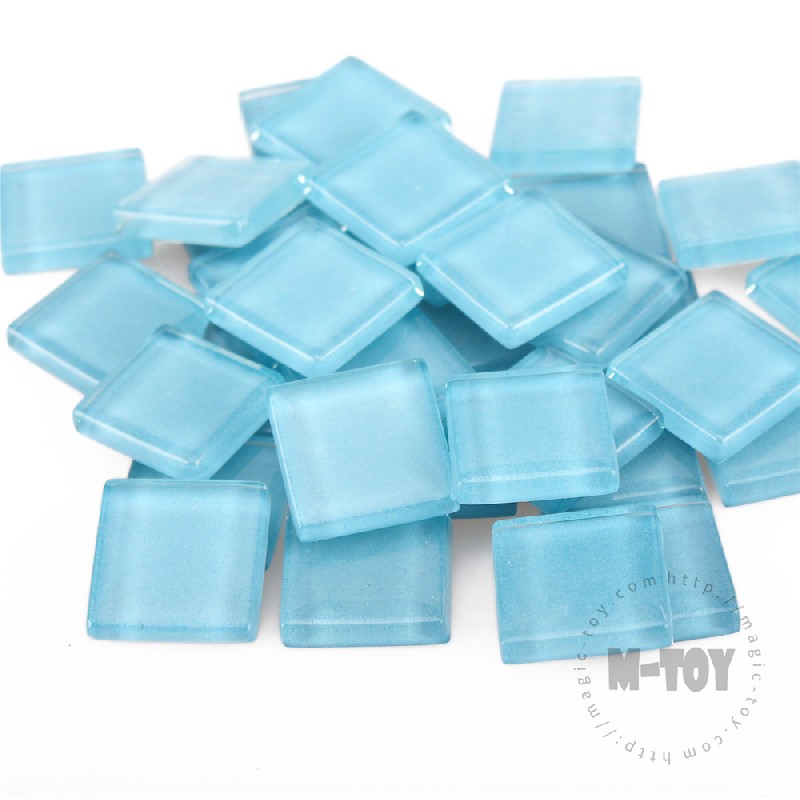 Blue Square Crystal Glass Mosaic 20-CC731