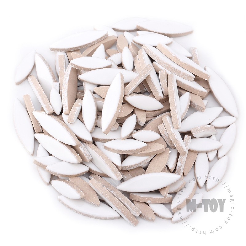 White Petal Shape Ceramic Mosaic CYG3