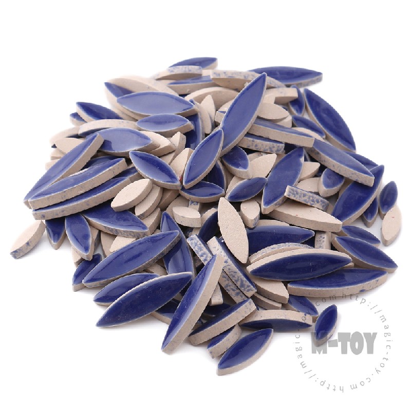 Blue Petal Shape Ceramic Mosaic CYG191