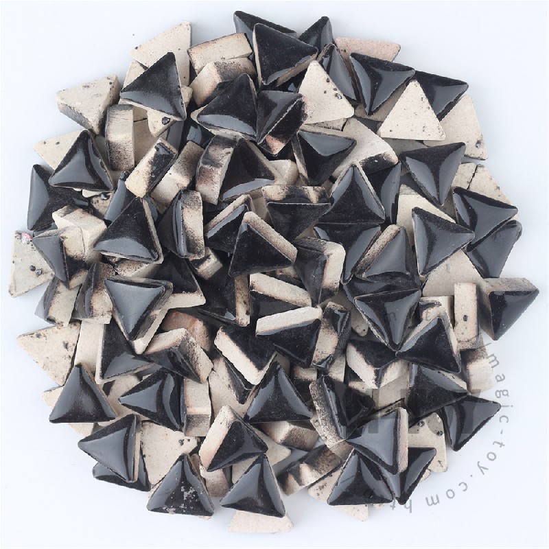 Black Triangle Shape Ceramic Mosaic 15CJG801