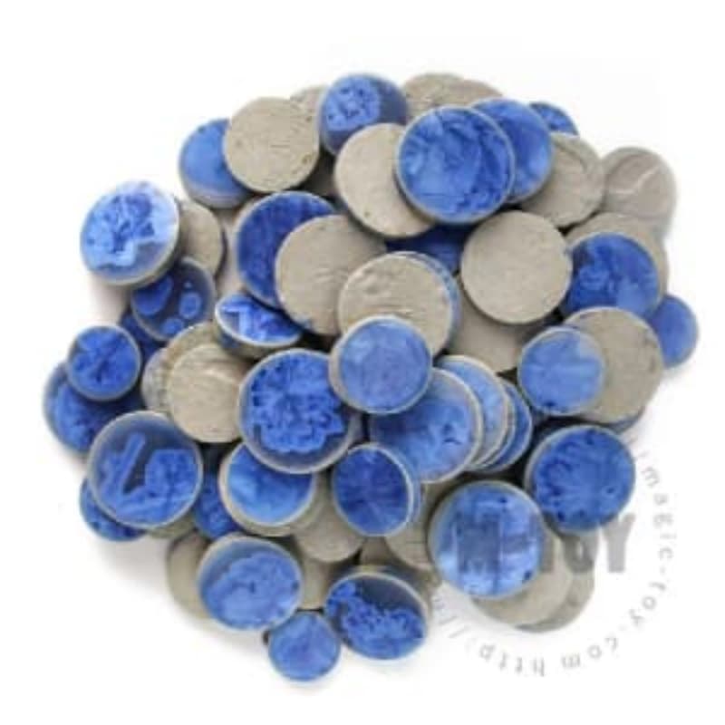 Cobalt Blue Round Shape Ceramic Mosaic CRB705