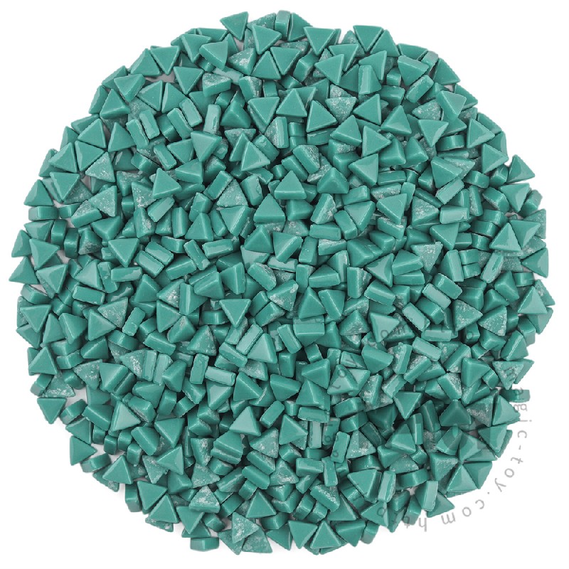 Turquoise Mini Triangle Glass Mosaic 10SJG54