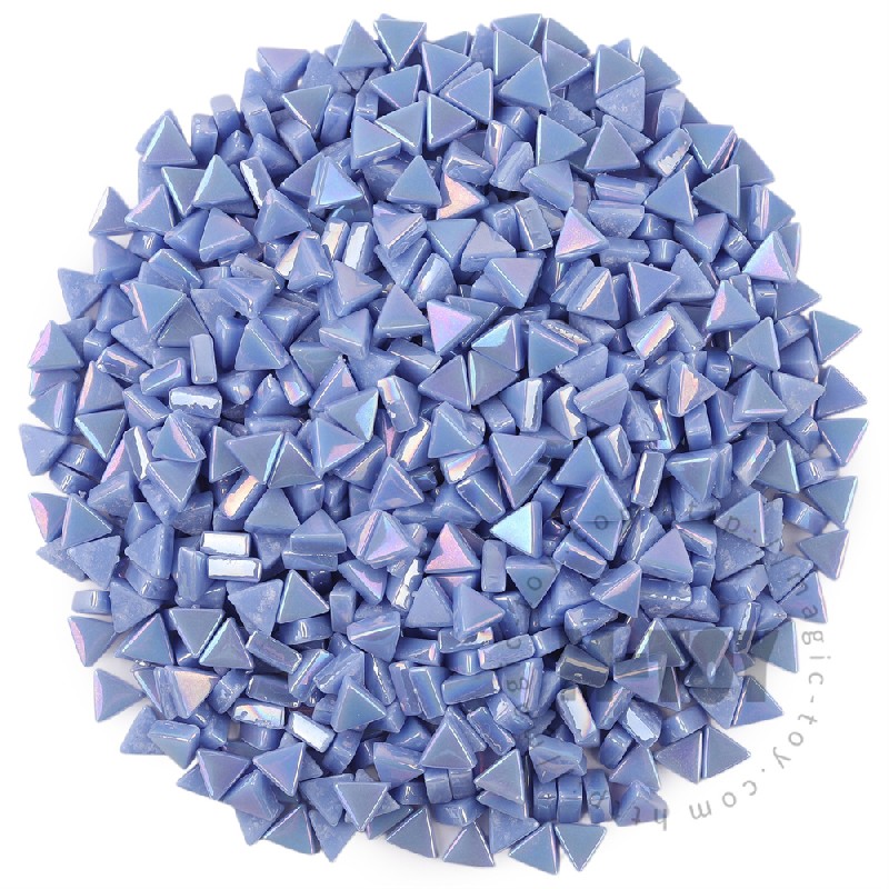 Blue Mini Triangle Glass Mosaic 10SJI03