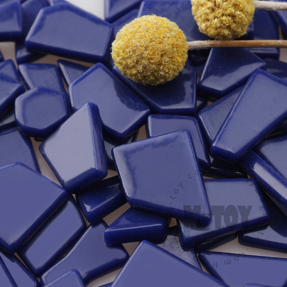 Cobalt Blue Irregular Shape Glass Mosaic IR-SS05