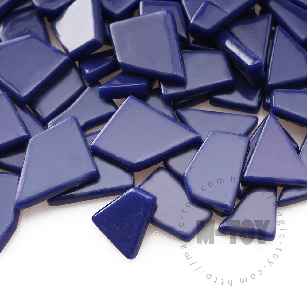 Cobalt Blue Irregular Shape Glass Mosaic IR-SS05