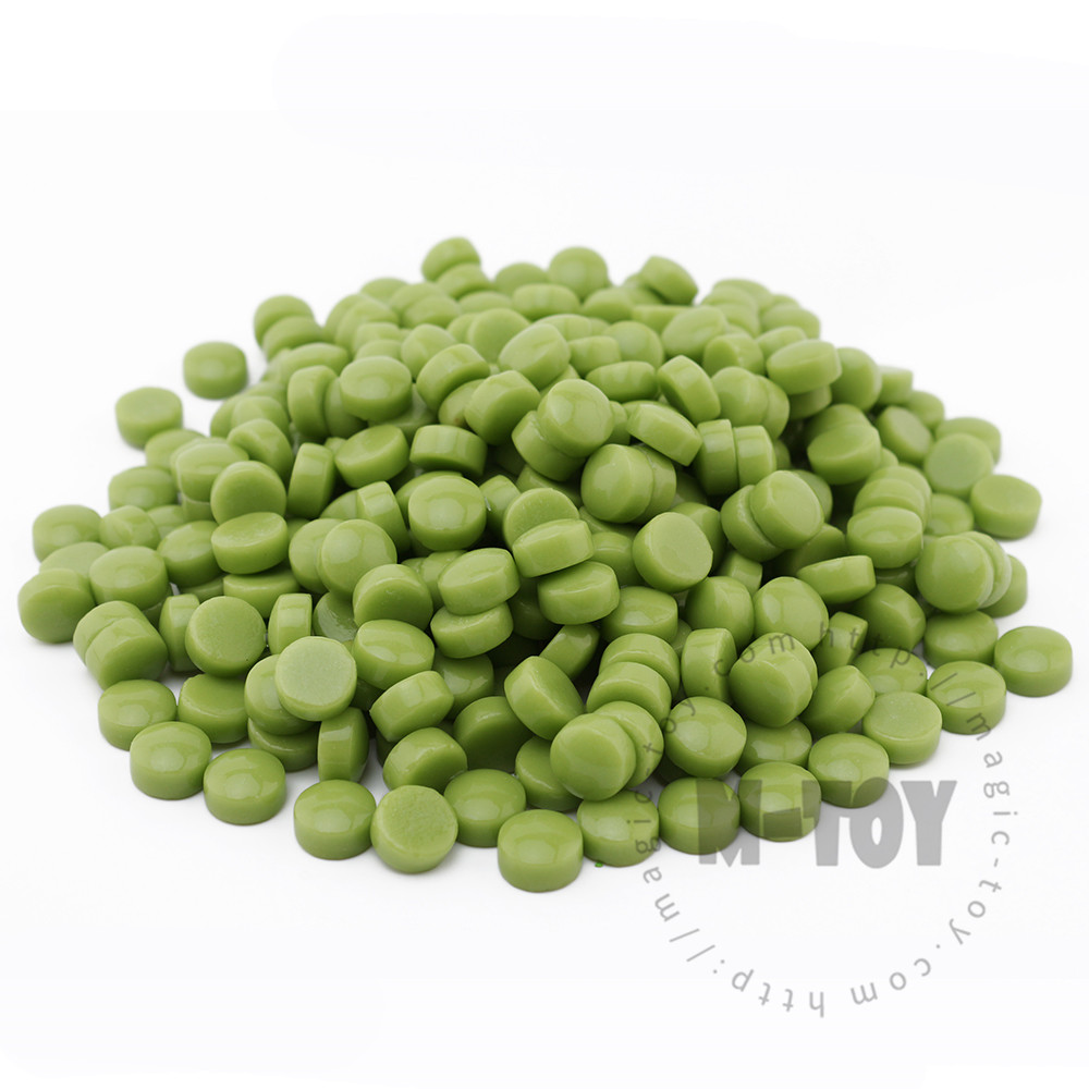 Green Round Glass Mosaic SR47