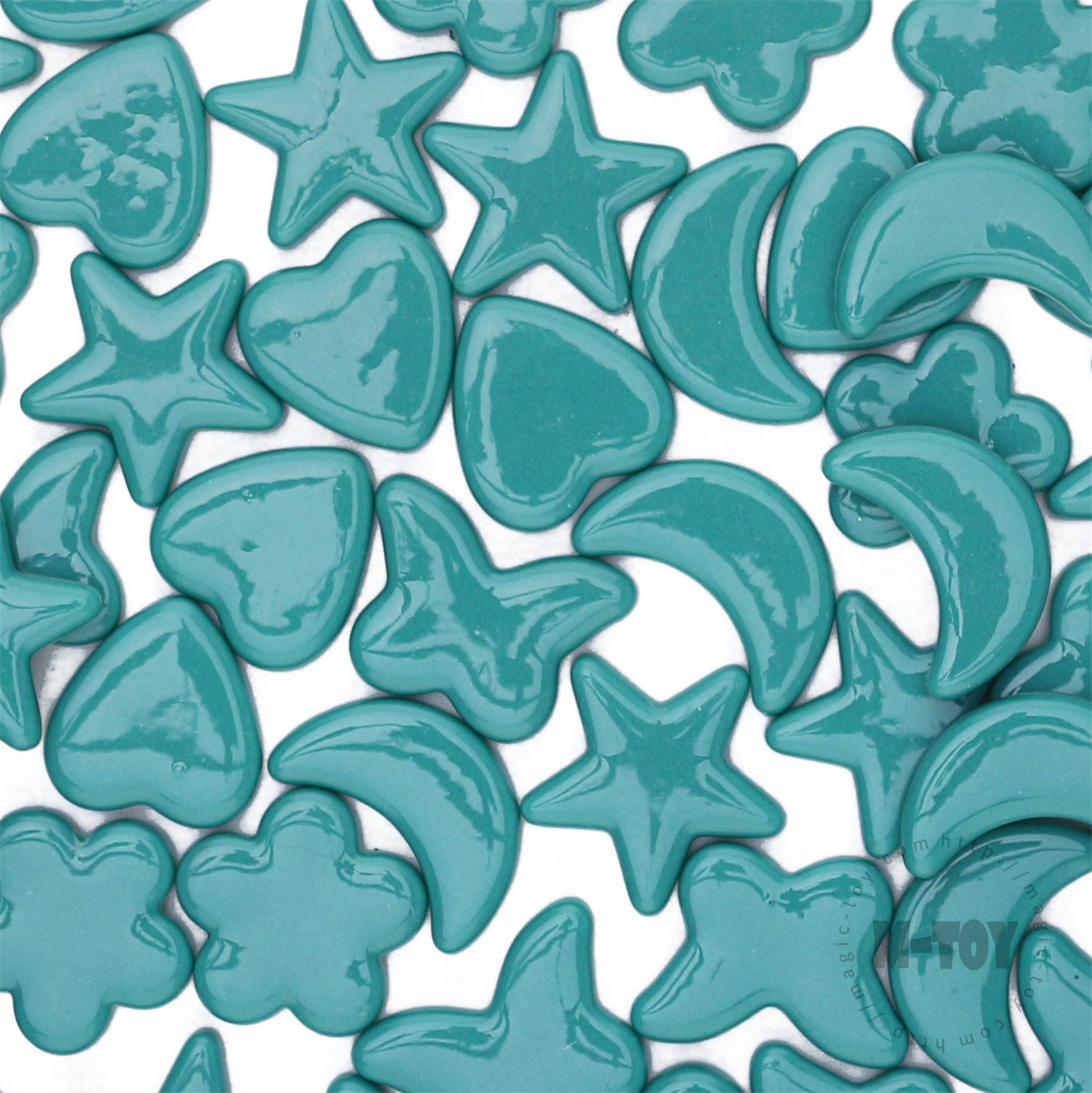 Turquoise Charms Glass Mosaic MU-SS54