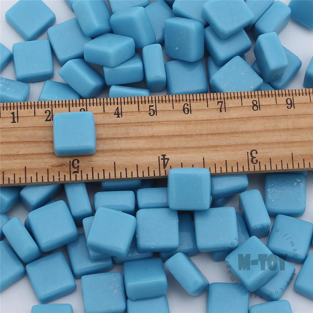 Sea Blue Square Glass Mosaic SS08