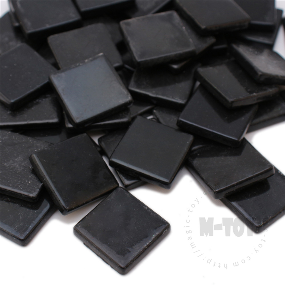 Black Square Glass Mosaic 23SS56