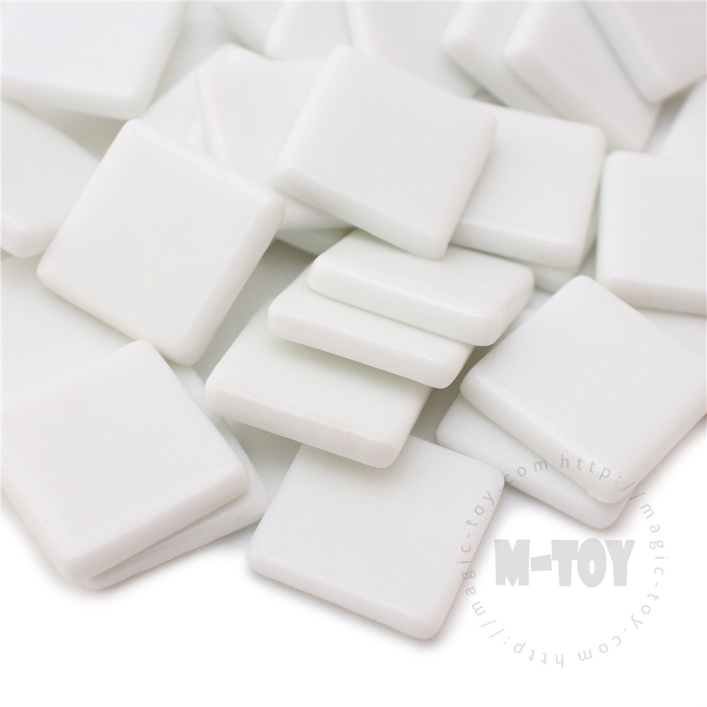 White Square Glass Mosaic 23SS100