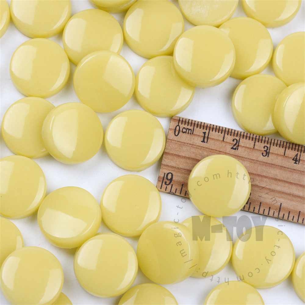 Yellow Round Glass Mosaic 20SR50