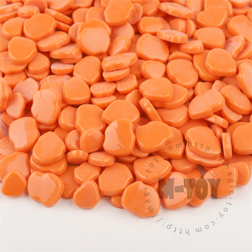 Orange Blossom Petals Glass Mosaic SMAG18