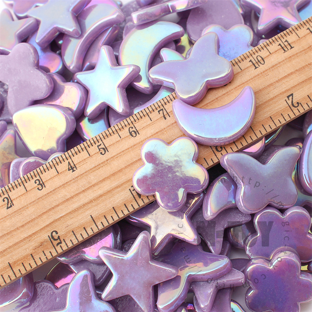 Iridescent Purple Charms Glass Mosaic MU-SSL62